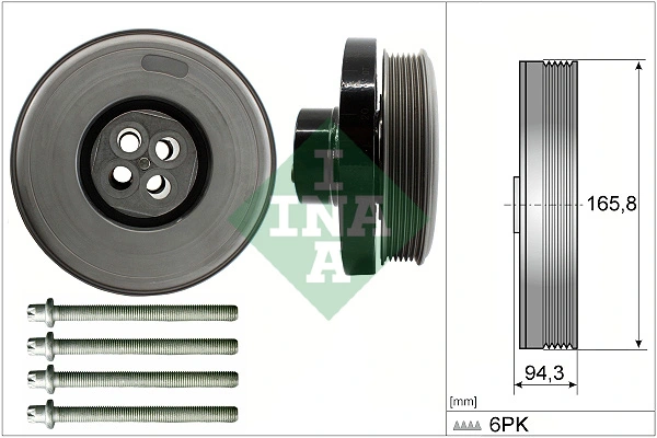 Belt Pulley Set, crankshaft